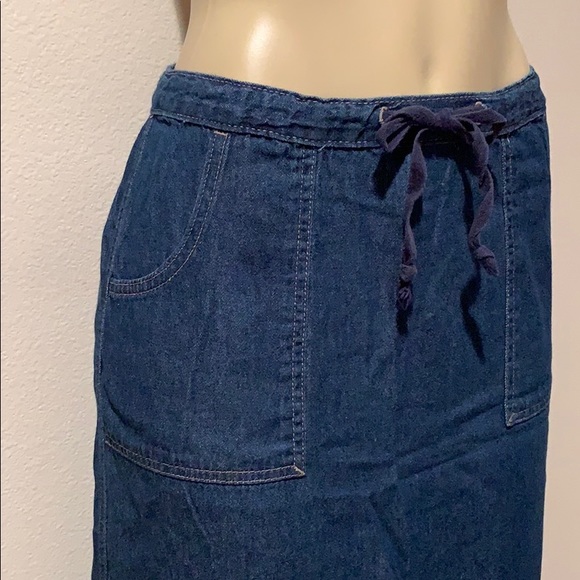 VINTAGE Maxi denim skirt - Picture 4 of 8